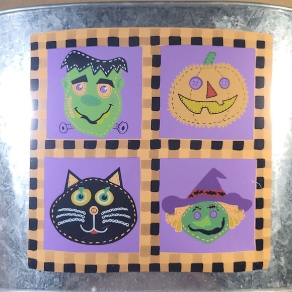 Halloween Galvanized Bucket with Handles - Picture 2 of 7